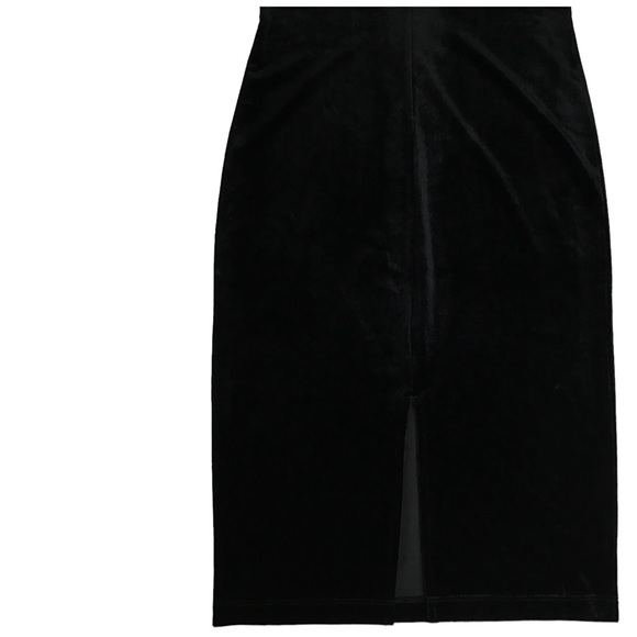 Bardot - Sleeveless Velvet MIDI Dress - Size 8 - Picture 9 of 15